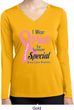 Pink For Someone Special Ladies Dry Wicking Long Sleeve Shirt