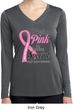 Pink For Someone Special Ladies Dry Wicking Long Sleeve Shirt
