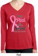 Pink For Someone Special Ladies Dry Wicking Long Sleeve Shirt