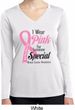 Pink For Someone Special Ladies Dry Wicking Long Sleeve Shirt