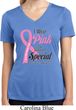 Pink For Someone Special Ladies Moisture Wicking V-neck Shirt