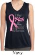 Pink For Someone Special Ladies Sleeveless Moisture Wicking Shirt