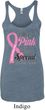 Pink For Someone Special Ladies Tri Blend Racerback Tank Top