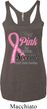 Pink For Someone Special Ladies Tri Blend Racerback Tank Top