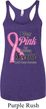 Pink For Someone Special Ladies Tri Blend Racerback Tank Top