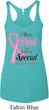 Pink For Someone Special Ladies Tri Blend Racerback Tank Top