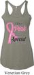 Pink For Someone Special Ladies Tri Blend Racerback Tank Top