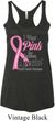 Pink For Someone Special Ladies Tri Blend Racerback Tank Top