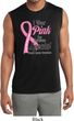 Pink For Someone Special Mens Sleeveless Moisture Wicking Shirt