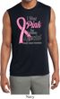 Pink For Someone Special Mens Sleeveless Moisture Wicking Shirt