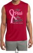 Pink For Someone Special Mens Sleeveless Moisture Wicking Shirt