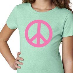 Pink Peace Girls Shirt
