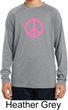 Pink Peace Kids Dry Wicking Long Sleeve Shirt