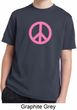 Pink Peace Kids Moisture Wicking Shirt