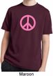 Pink Peace Kids Moisture Wicking Shirt