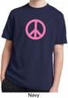 Pink Peace Kids Moisture Wicking Shirt