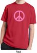 Pink Peace Kids Moisture Wicking Shirt