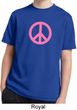 Pink Peace Kids Moisture Wicking Shirt