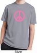 Pink Peace Kids Moisture Wicking Shirt
