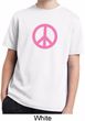 Pink Peace Kids Moisture Wicking Shirt