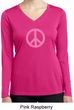 Pink Peace Ladies Dry Wicking Long Sleeve Shirt