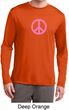Pink Peace Mens Dry Wicking Long Sleeve Shirt