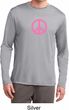 Pink Peace Mens Dry Wicking Long Sleeve Shirt