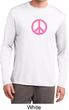 Pink Peace Mens Dry Wicking Long Sleeve Shirt