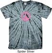 Pink Peace Spider Tie Dye Shirt