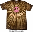 Pink Peace Spider Tie Dye Shirt