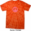 Pink Peace Spider Tie Dye Shirt