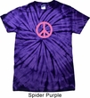 Pink Peace Spider Tie Dye Shirt