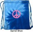 Pink Peace Tie Dye Bag