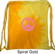 Pink Peace Tie Dye Bag