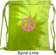 Pink Peace Tie Dye Bag