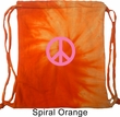 Pink Peace Tie Dye Bag