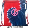 Pink Peace Tie Dye Bag
