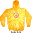 Pink Peace Tie Dye Hoodie