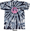 Pink Peace Twist Tie Dye Shirt