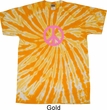 Pink Peace Twist Tie Dye Shirt