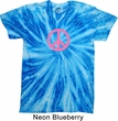 Pink Peace Twist Tie Dye Shirt