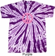 Pink Peace Twist Tie Dye Shirt