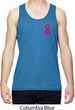 Pink Ribbon Pin Pocket Print Mens Moisture Wicking Tanktop