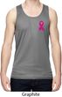 Pink Ribbon Pin Pocket Print Mens Moisture Wicking Tanktop