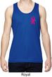 Pink Ribbon Pin Pocket Print Mens Moisture Wicking Tanktop