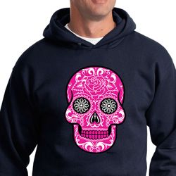 Pink Sugar Skull Hoodie