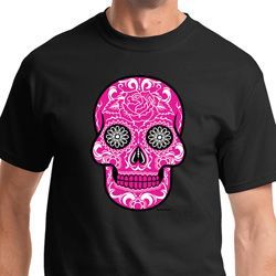 Pink Sugar Skull Shirts
