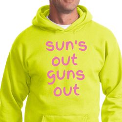 Pink Suns Out Guns Out Hoodie Pink Suns Out Guns Out Hoodie