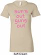 Pink Suns Out Guns Out Ladies Longer Length Shirt