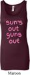 Pink Suns Out Guns Out Ladies Longer Length Tank Top